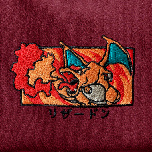 Base Set Charizard Embroidered Sweater