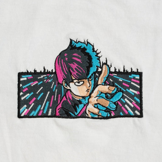 Mob Psycho Neon Burst Embroidered Sweater