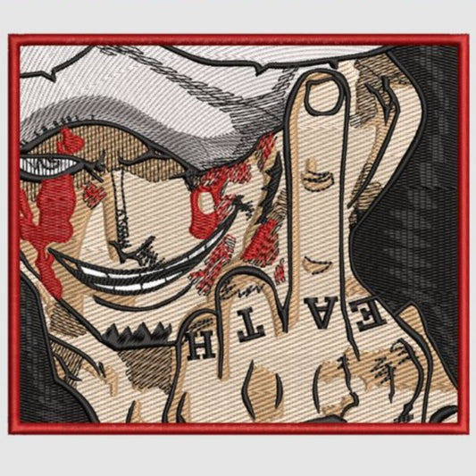 Trafalgar D. Law Middle Finger Embroidered Sweater