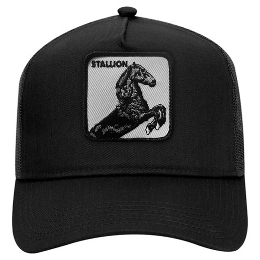 Black Stallion Trucker hat