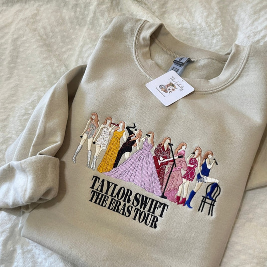 Taylor Swift Eras Tour Embroidered Sweater