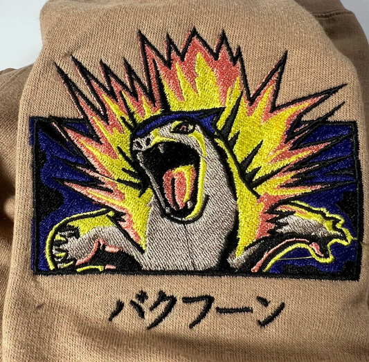Typhlosion Embroidered Sweater